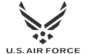 US Air Force logo in gray