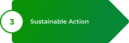 step 3 green box says sustainable action